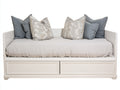 Divano letto-legno-laccato-legno-ingegnerizzato-200x95x85 cm-bianco-avorio-stile classico funzionale con contenitore